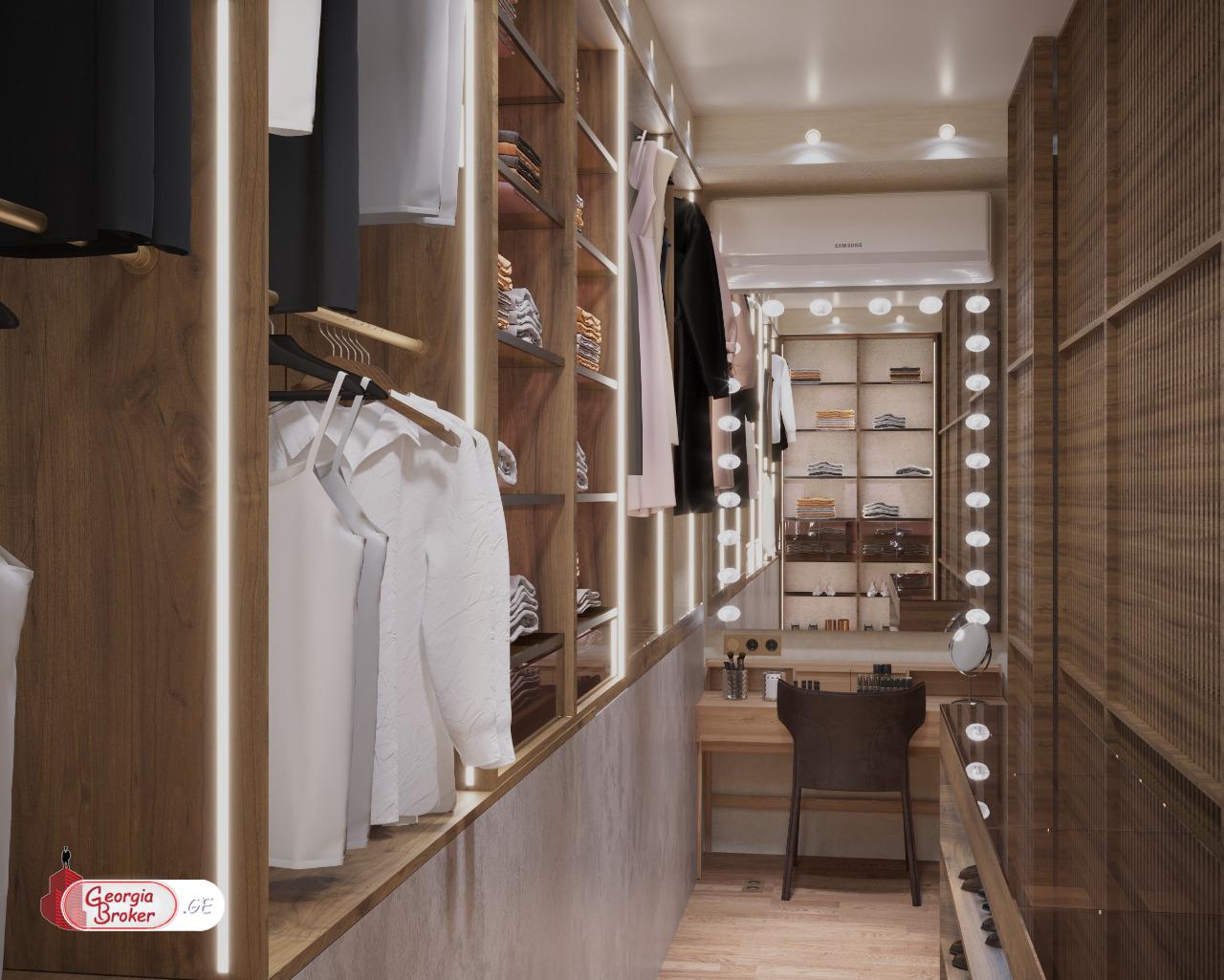 იყიდება ახალი აშენებული 5 ოთახიანი ბინა მთაწმინდაზე